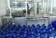 cơ sở sản xuất nước uống đóng chai