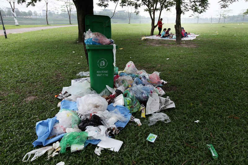 xử phạt hành chính vứt rác bừa bãi